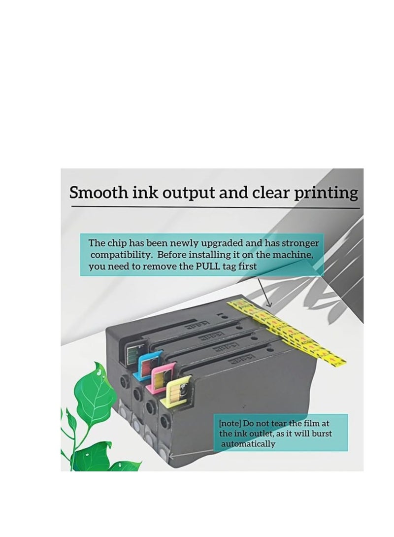 Terabyte 963XL Ink Cartridges Multipack Replacement for 963XL Ink Cartridges Multipack Compatible for Officejet Pro 9010 9012 9015 9016 9020(4 Pack) - Image 3